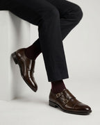 MK Double Monk Strap BRN