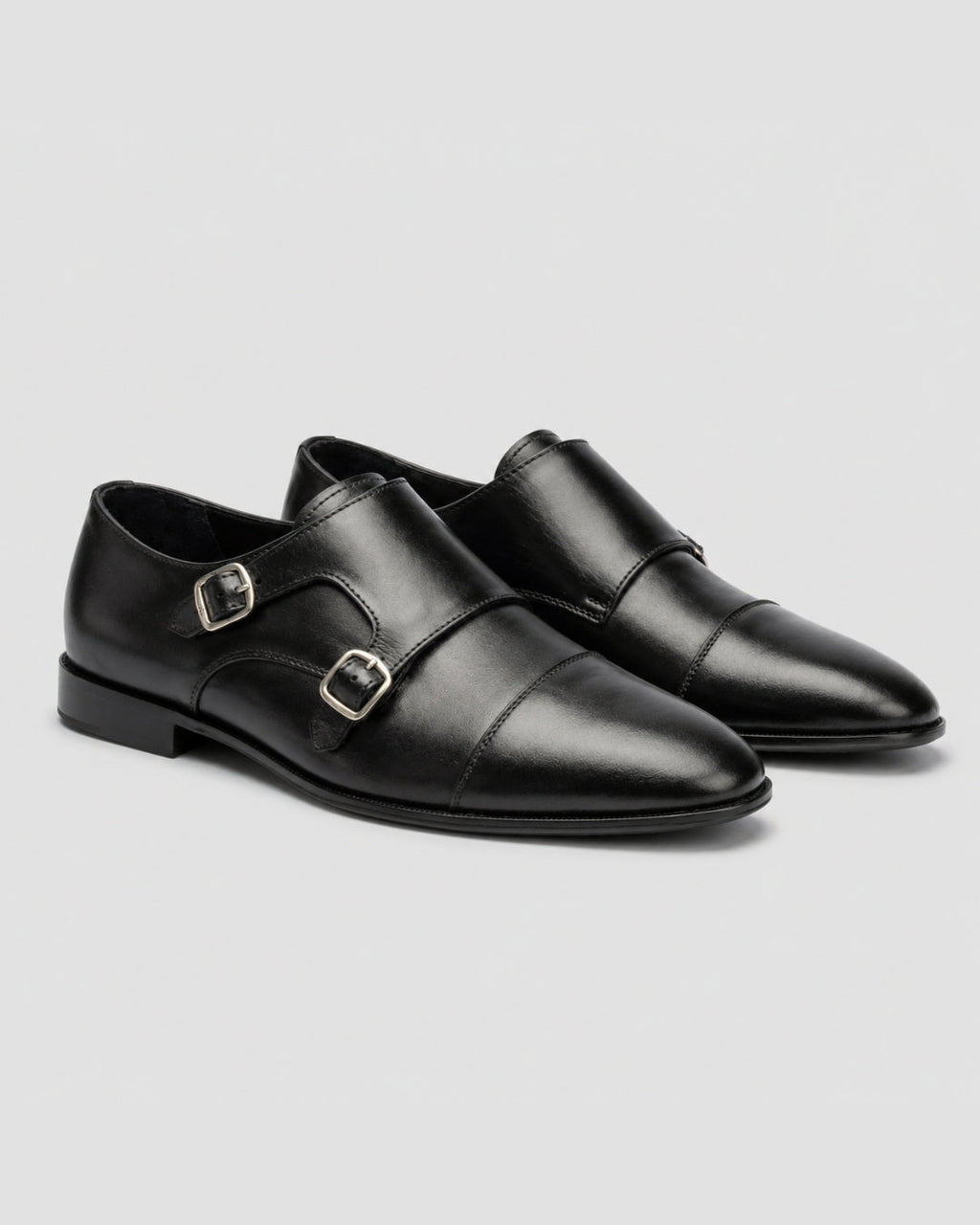 MK Double Monk Strap BLK