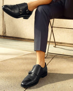 MK Double Monk Strap BLK