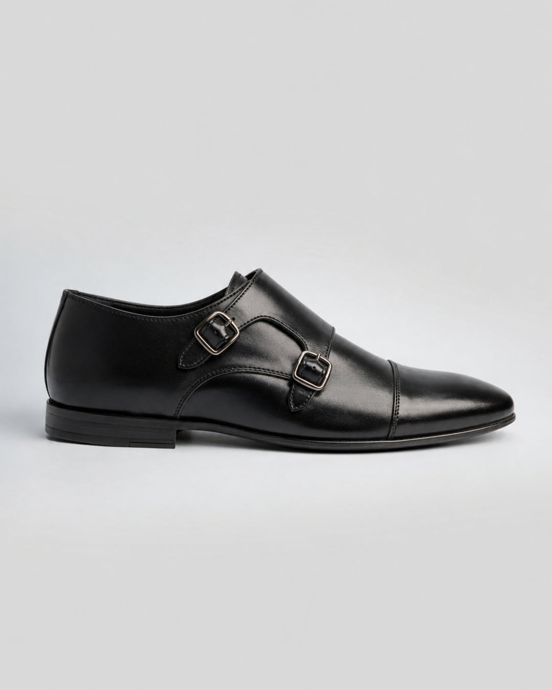 MK Double Monk Strap BLK