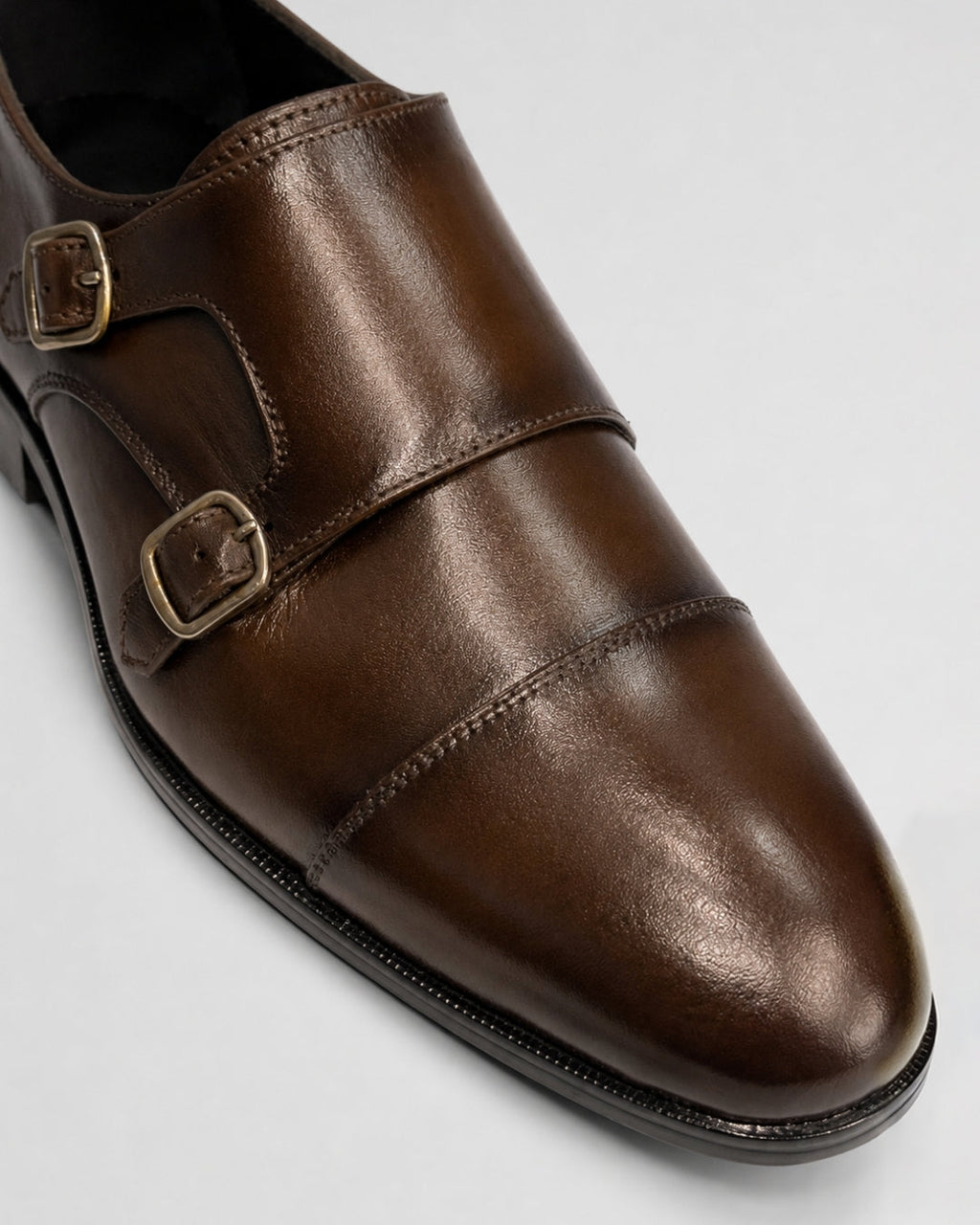 MK Double Monk Strap BRN