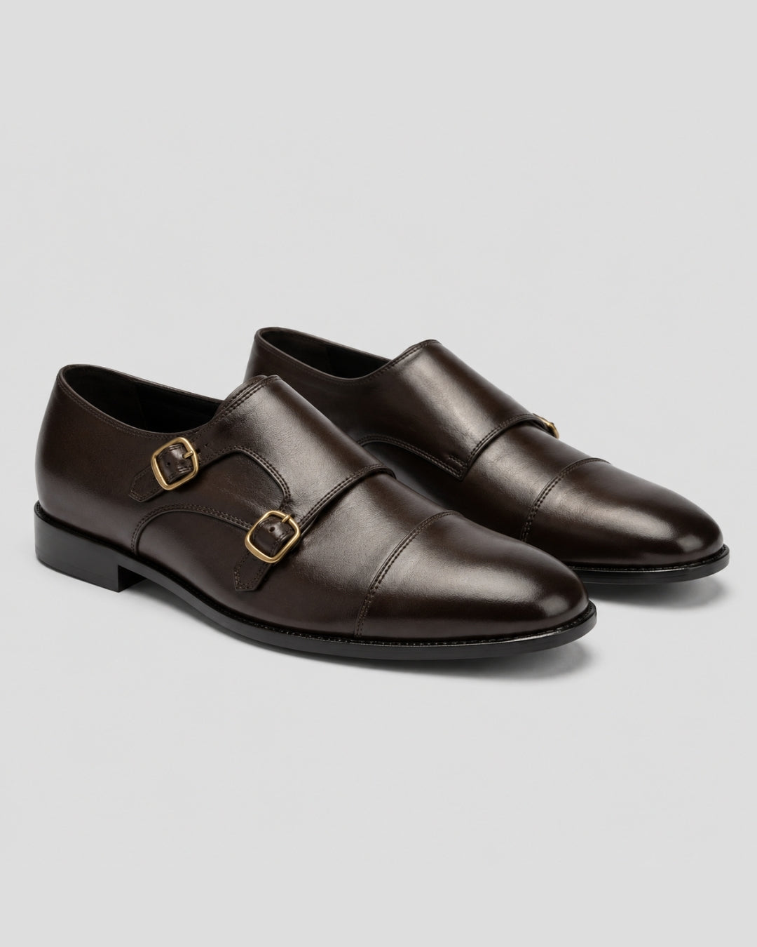 MK Double Monk Strap BRN