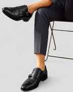 MK Double Monk Strap BLK